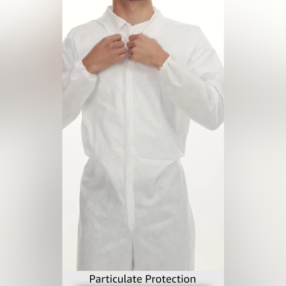 KleenGuard Protective Coverals, Clothes Protecting Cobverals - Size Large - Picture 12 of 13